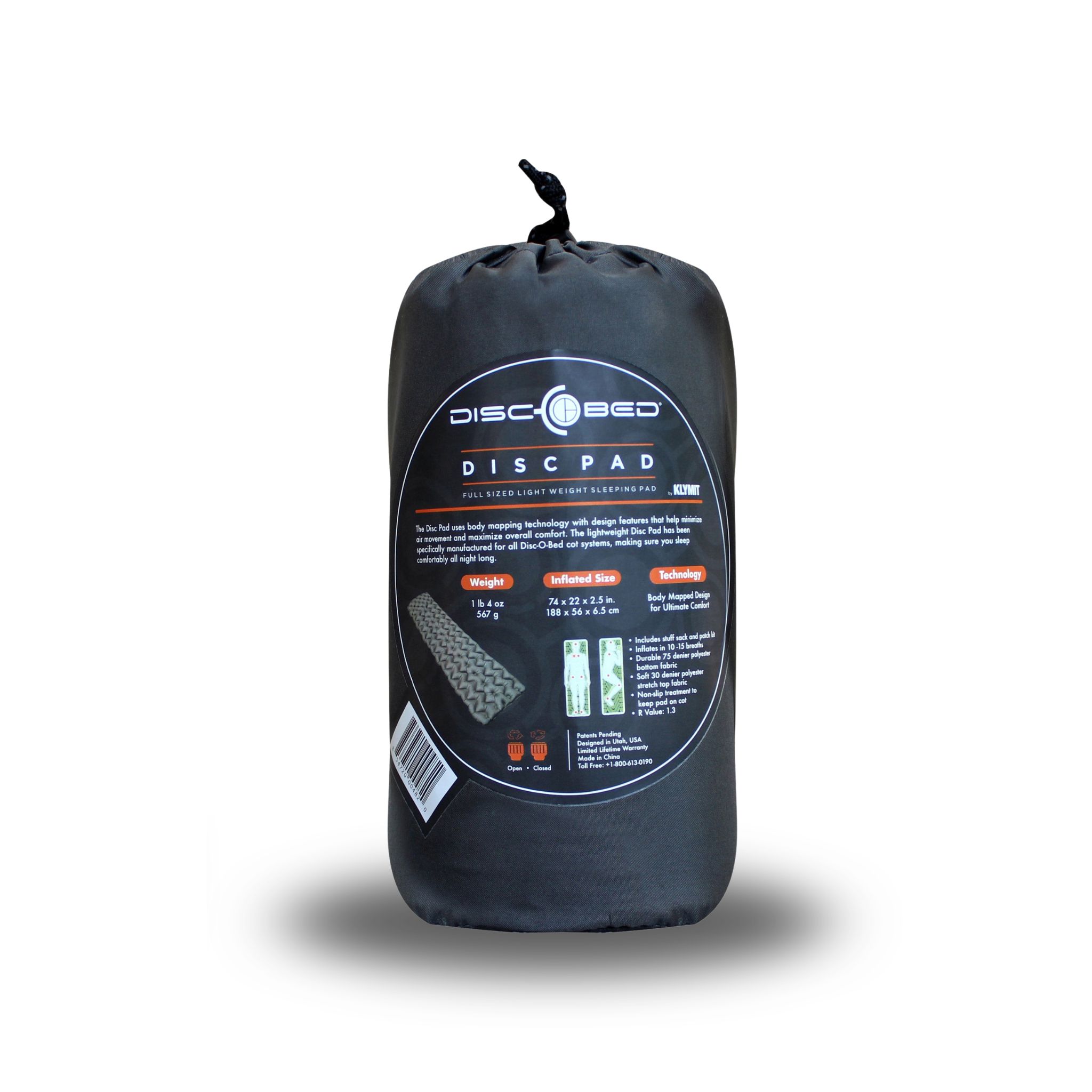 Disc-Pad XL Luftmatratze - Grau
